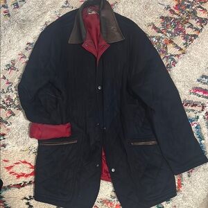 FERRAGAMO BARN JACKET CASHMERE BLEND